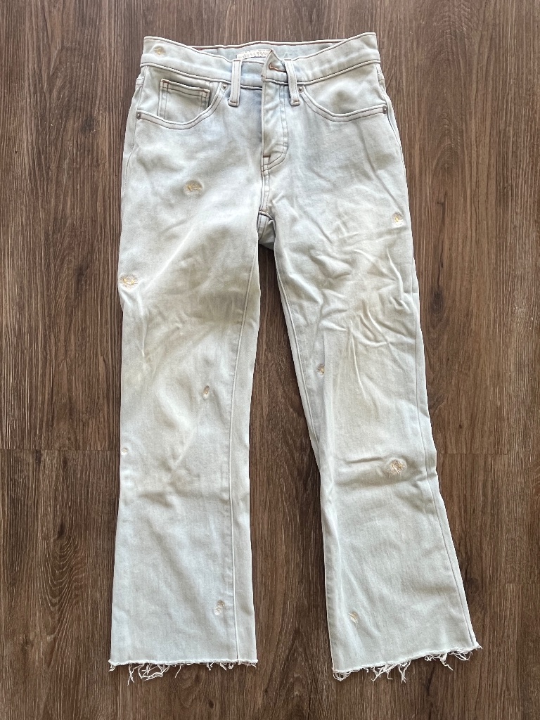 Floral Embroidered Jeans